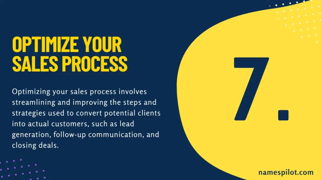 Optimize Your Sales Process